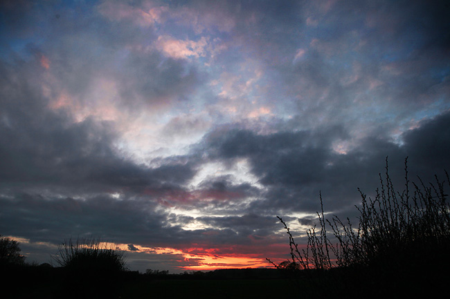 Sunset over Warminster / AdamGasson.com