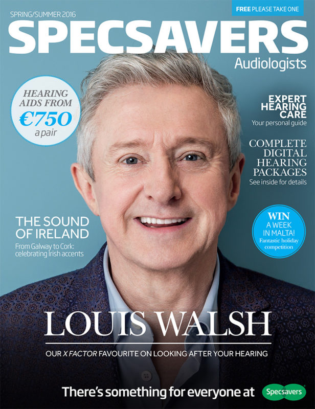 Louis Walsh photographed for Specsavers by Adam Gasson / adamgasson.com