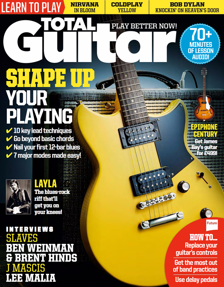 Total Guitar 289 Cover. Photo by Adam Gasson / Total Guitar / Future Publishing