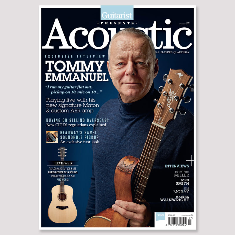 Tommy Emmanuel. Photo by Adam Gasson / Guitarist Presents Acoustic