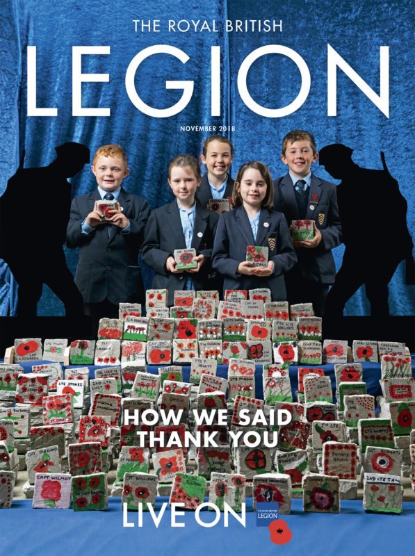 Royal British Legion cover November 2018 - photo by Adam Gasson / adamgasson.com
