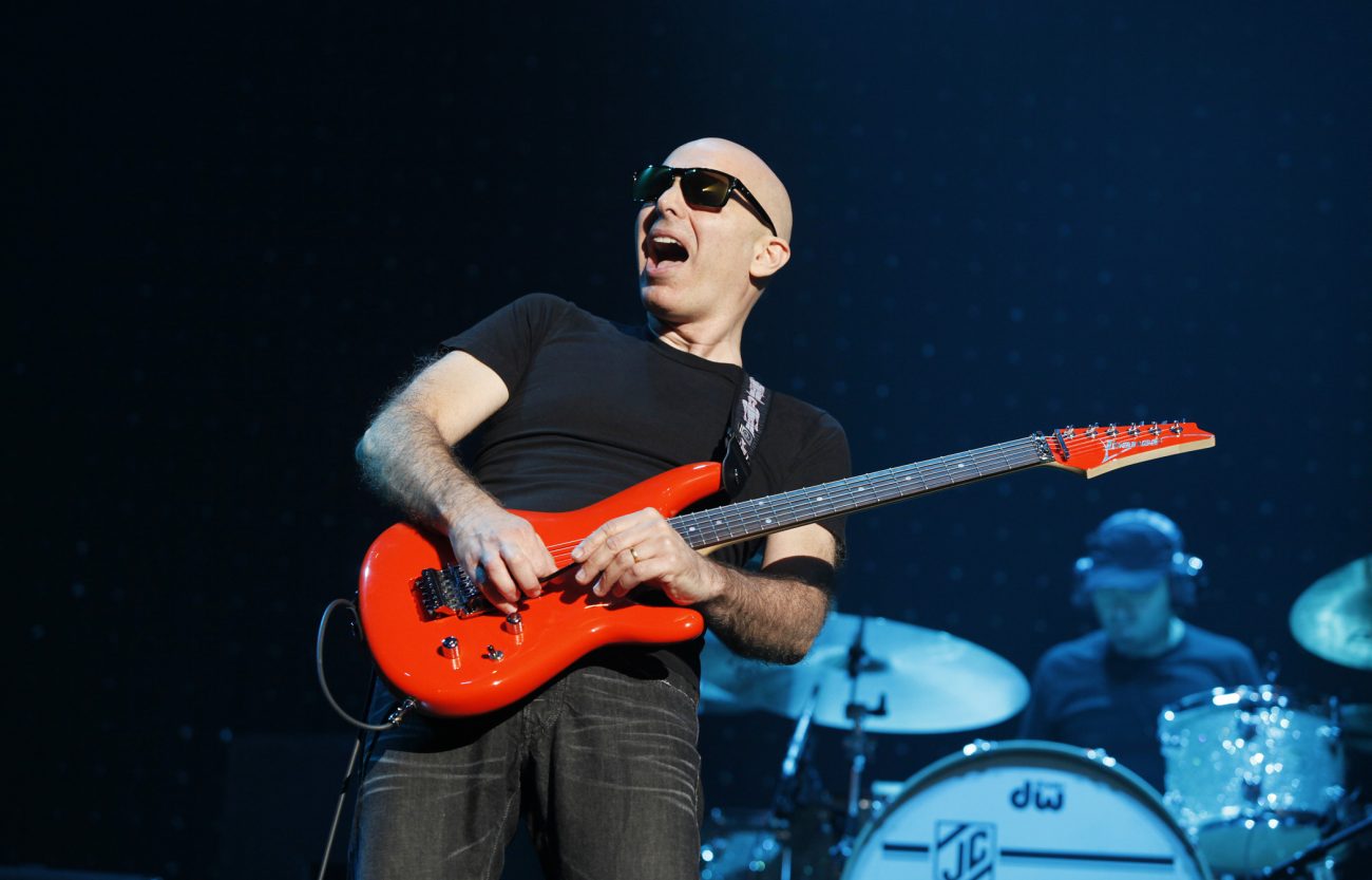 Joe Satriani plays Colston Hall in Bristol as part of his world tour. 18 September 2010.