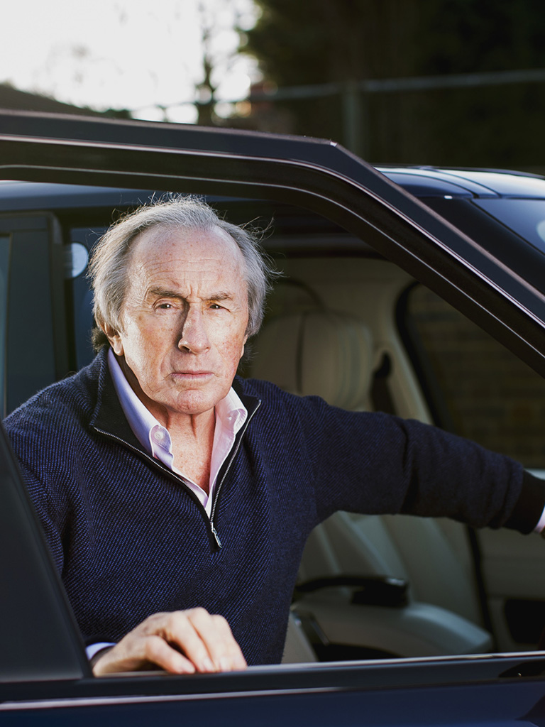 Sir Jackie Stewart portrait photo