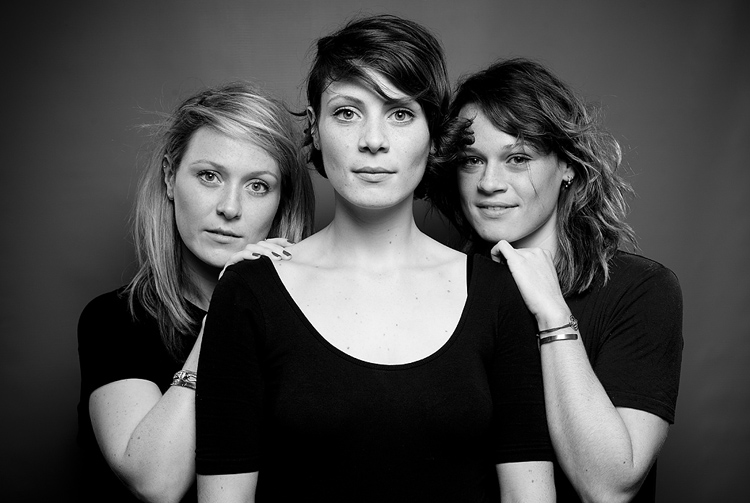 The Cadbury Sisters promo shoot by Adam Gasson