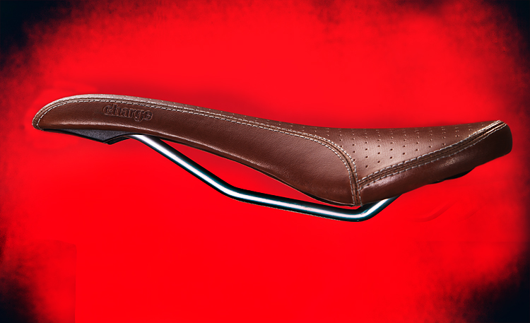 Charge leather saddle by Adam Gasson