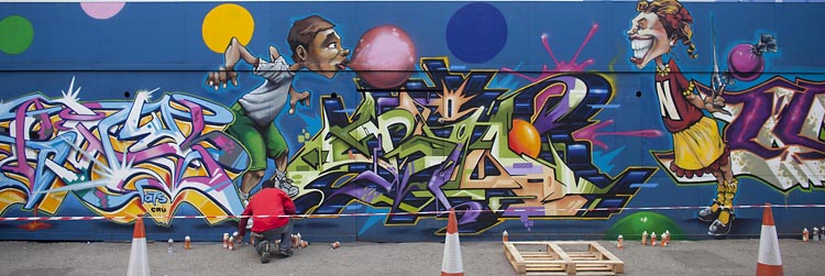 See No Evil, Europe's largest street art exhibition is completed on the streets of Bristol / Adam Gasson / AdamGasson.com