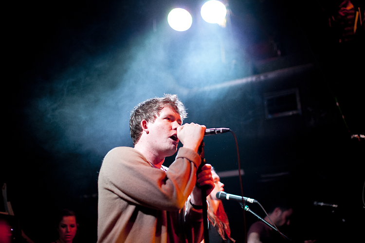 Los Campesinos! performing at the Thekla, Bristol by Adam Gasson / threesongsnoflash.net