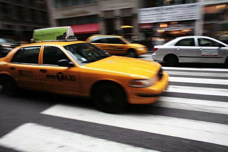 New York City yellow cab by Adam Gasson