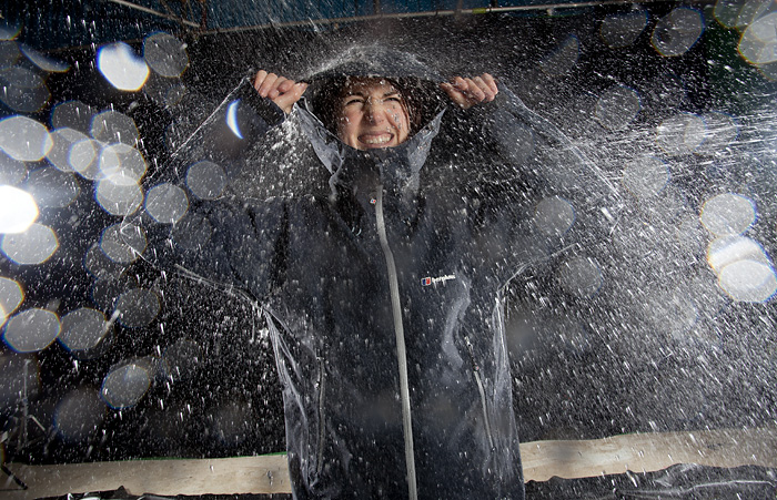 BBC Focus outdoor waterproof jacket testing feature.