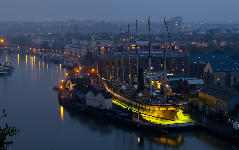 World's largest jelly art installation around the ss Great Britain by Adam Gasson