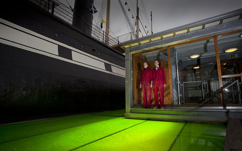 World's largest jelly art installation around the ss Great Britain by Adam Gasson