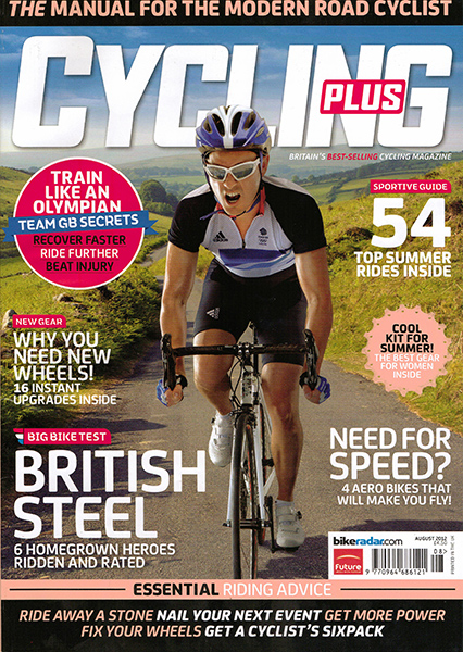 Cycling Plus August cover by Adam Gasson