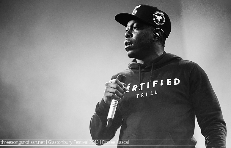 Dizzee Rascal Glastonbury Festival 2013 - Photo by Adam Gasson / threesongsnoflash.net