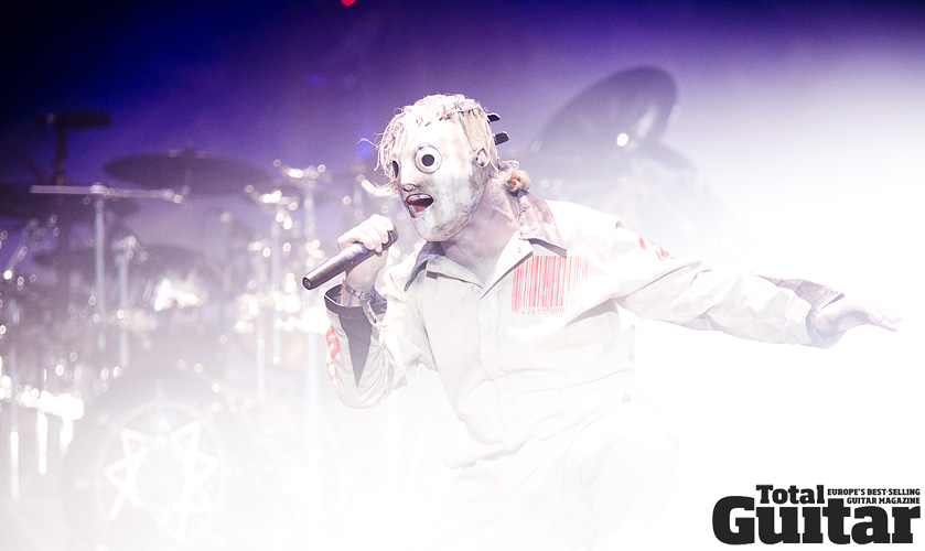 Slipknot headline the Friday of Download Festival. 14 June 2013 Photo by Adam Gasson for Total Guitar.