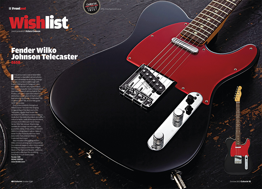Fender Wilko Johnson Telecaster. Photo by Adam Gasson for Guitarist.