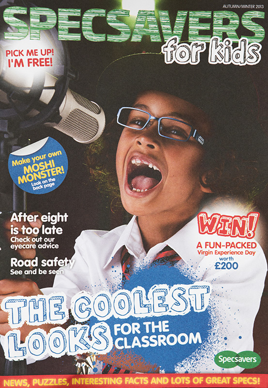 Specsavers for Kids cover. Photo by Adam Gasson / adamgasson.com