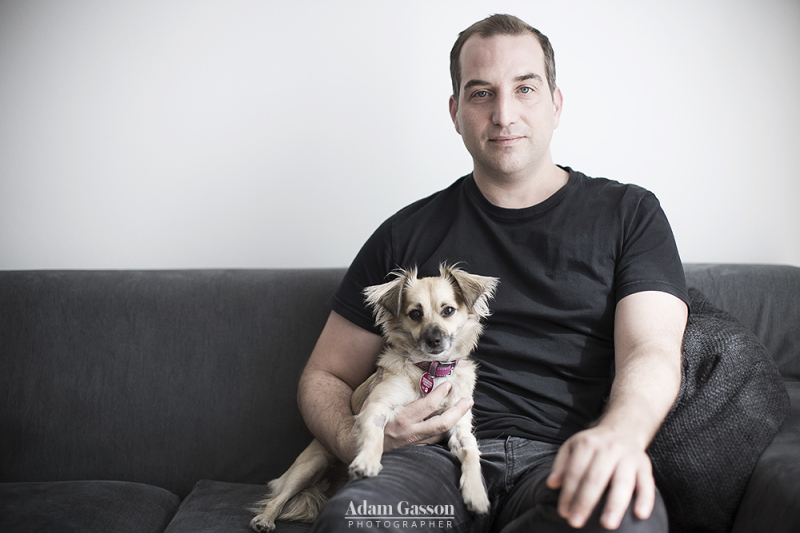 Dance music producer Mark Houle in his studio in Berlin. Photo by Adam Gasson / adamgasson.com