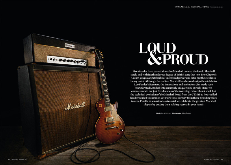 Guitarist vintage Marshall feature.