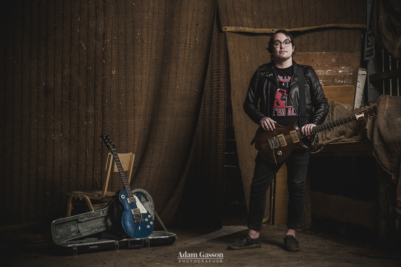 Kerry McCoy from Deafheaven at Arctangent festival. Photo by Adam Gasson / Total Guitar