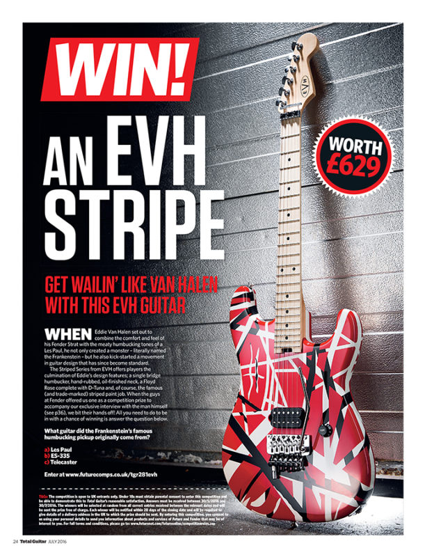 Van Halen guitar photographed for Total Guitar by Adam Gasson / adamgasson.com