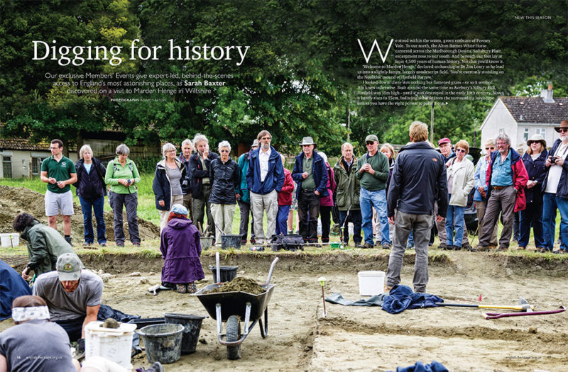 English Heritage magazine feature on Marden Henge, Wiltshire. Photo by Adam Gasson / adamgasson.com