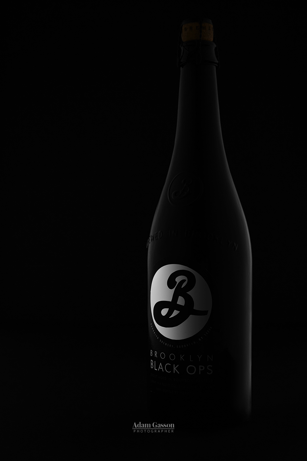 Brooklyn Brewery Black Ops 2014 craft beer.Copyright Adam Gasson. All rights reserved. All images must be credited Adam Gasson / adamgasson.com