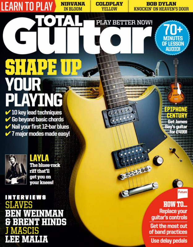 Total Guitar 289 Cover. Photo by Adam Gasson / Total Guitar / Future Publishing
