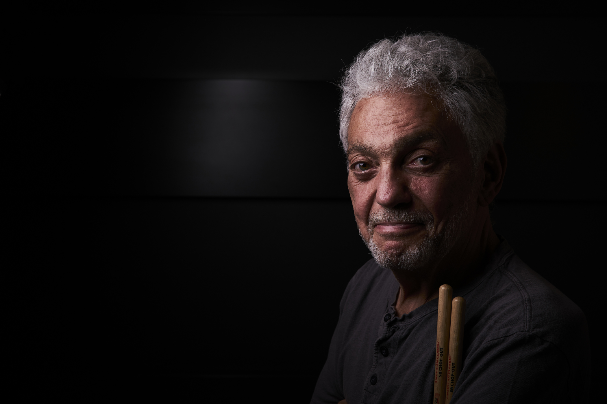 Steve Gadd, photographed at the Royal Gardens Hotel, London, 14 July 2018. Photo by Adam Gasson / adamgasson.com