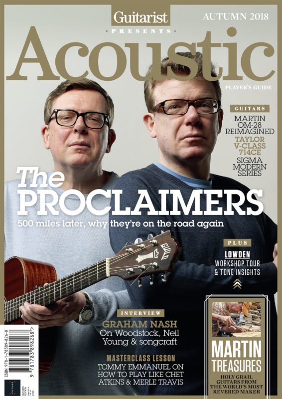 The Proclaimers photographed for the cover of Guitarist Presents Acoustic by Adam Gasson / adamgasson.com