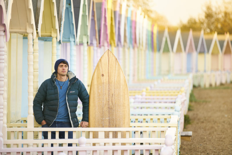 Adam Root photographed in Mersea, for Innovate UK's Ideas Mean Business Young Innovator awards. Photo by Adam Gasson / adamgasson.com