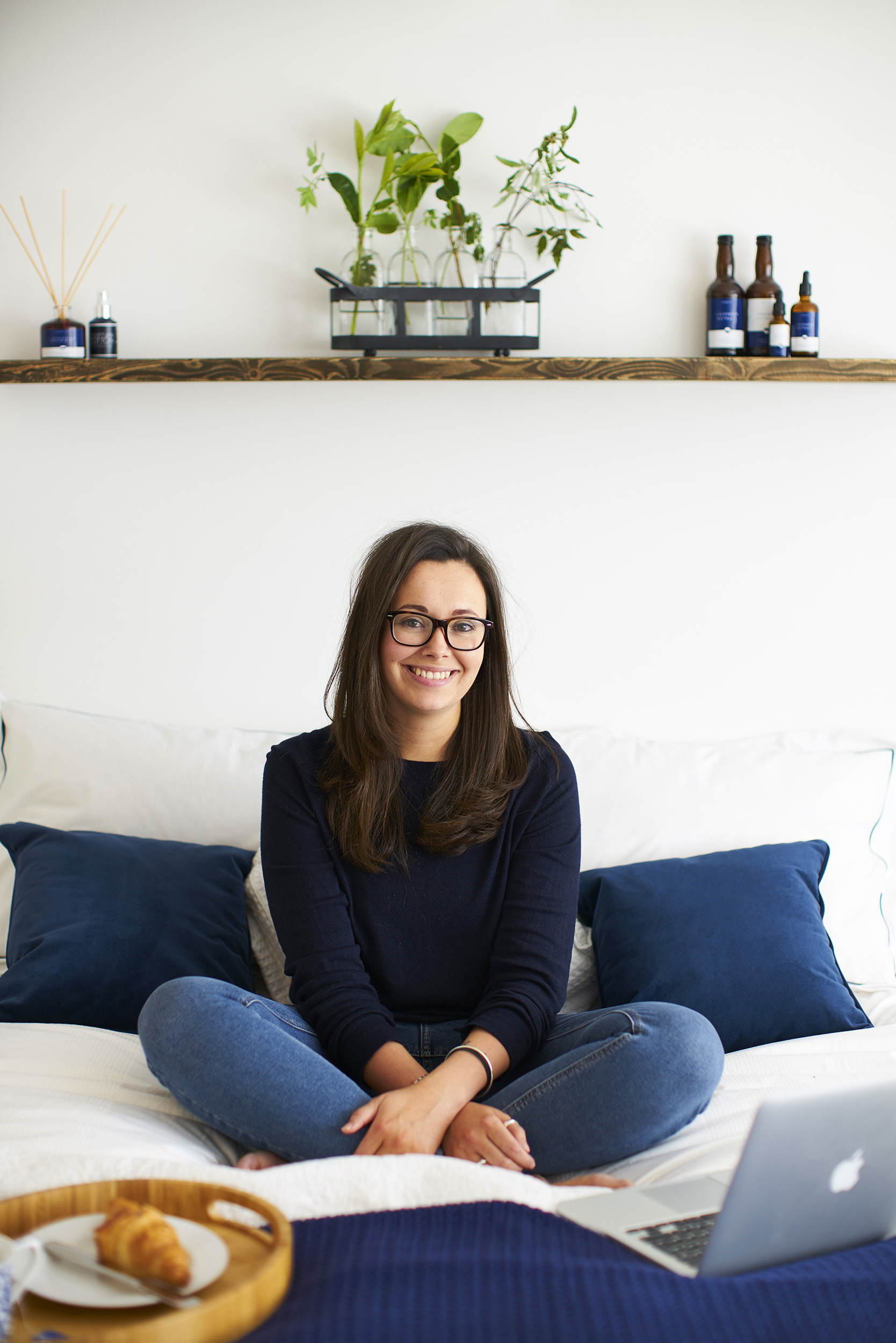 Amy Paris, founder of the London Sleep Company, photographed in Colchester, Essex, 9 May 2018. Photo by Adam Gasson / adamgasson.com