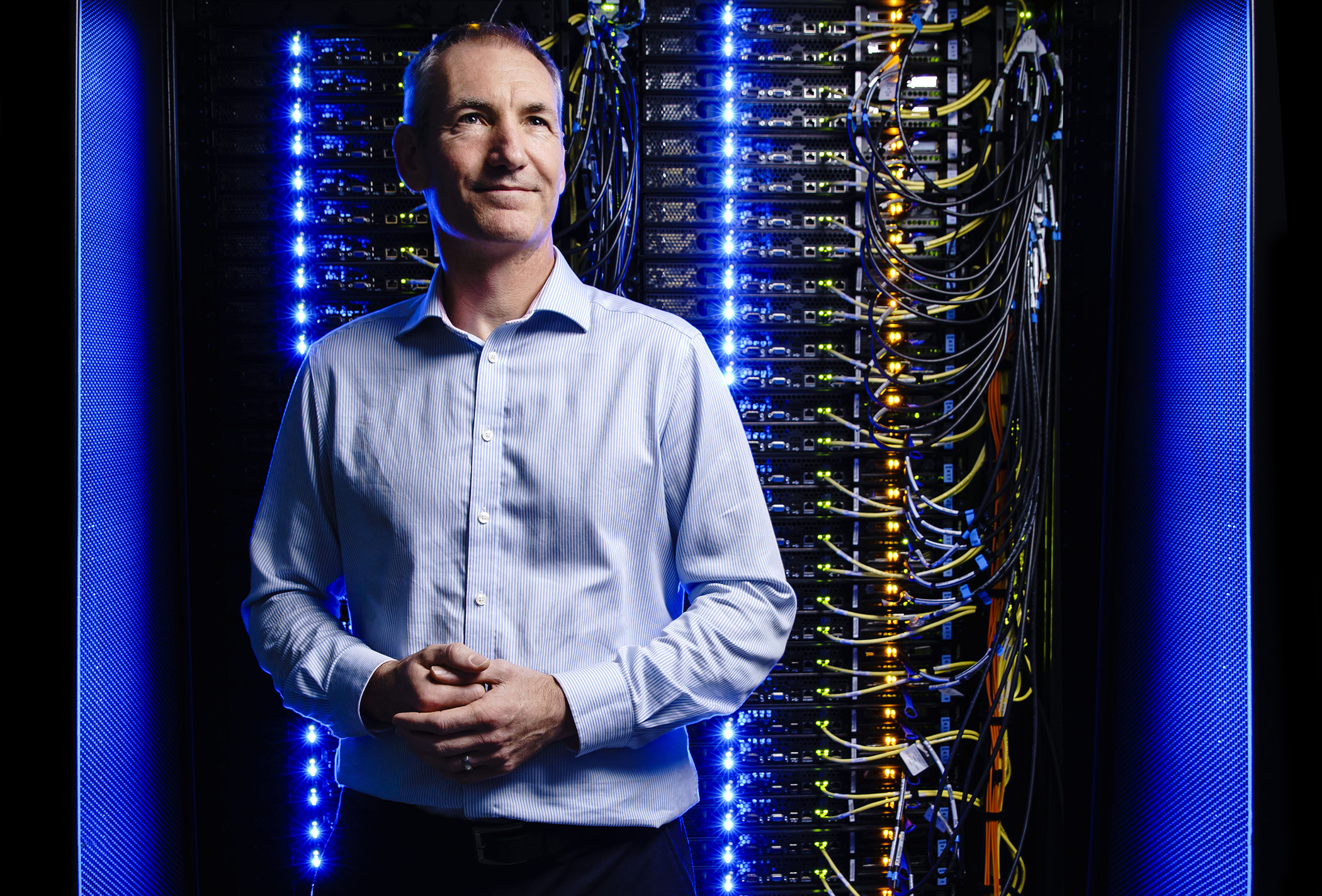 Zenotech's Director David Standingford at their base in the Bristol & Bath Science Park, Bristol. Photo by Bristol photographer Adam Gasson / adamgasson.com