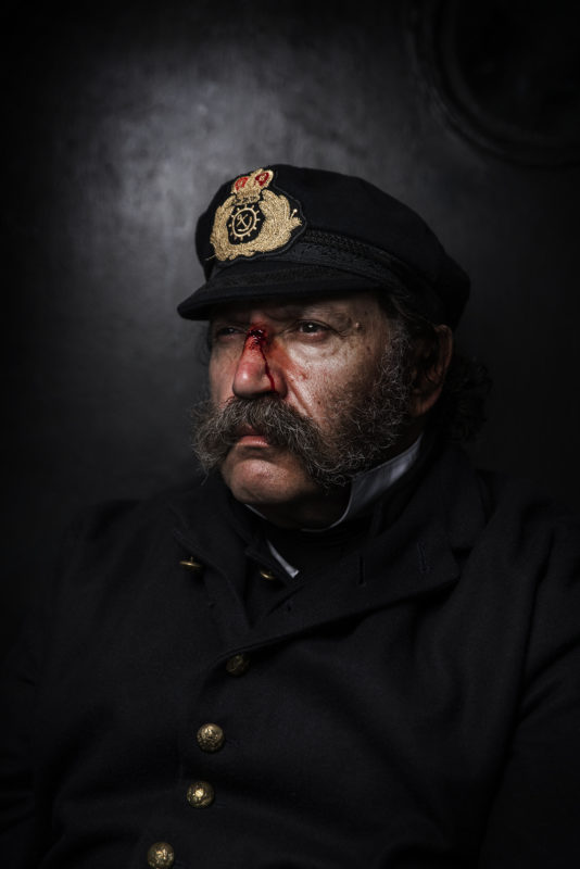 ss Great Britain's gruesome makeup, 10 September 2018. Photo by Bristol photographer Adam Gasson / adamgasson.com