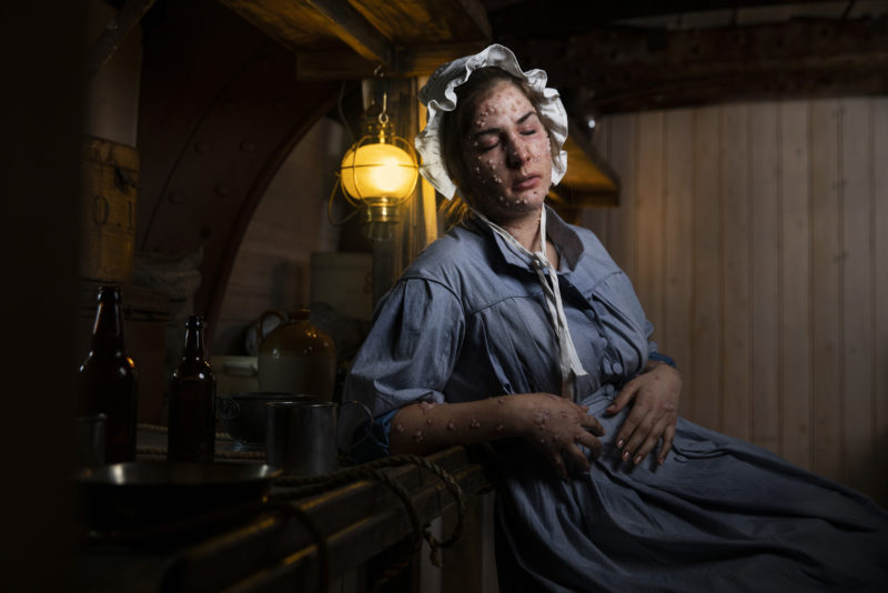 ss Great Britain's gruesome makeup, 10 September 2018. Photo by Bristol photographer Adam Gasson / adamgasson.com