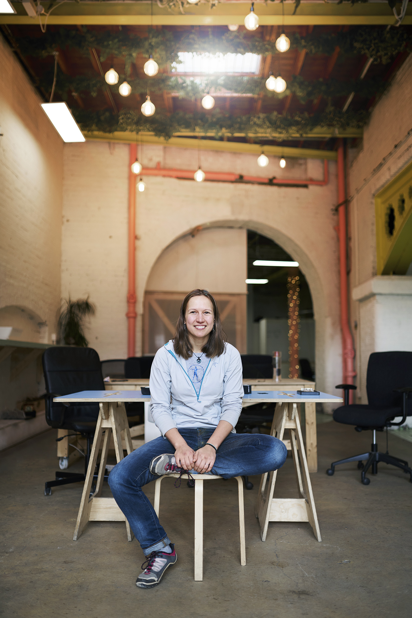 Women In Innovation winner Alex Haslehurst, founder of Vitrue Health, photographed at their offices in the Camden Collective in London, 10 February 2019. Photo by Bristol photographer Adam Gasson / adamgasson.com