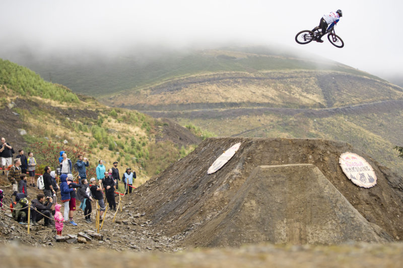 Kade Edwards racing at Red Bull Hardline 2019