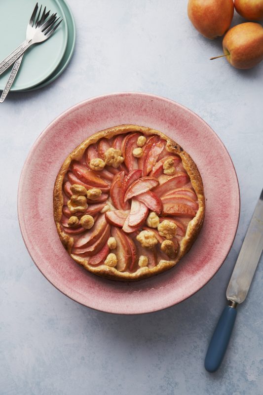 Sunburst Apples recipe development - apple galette. Recipe and styling by Alison Clarkson Art Direction by Liam Smale Photo by Adam Gasson / adamgasson.com