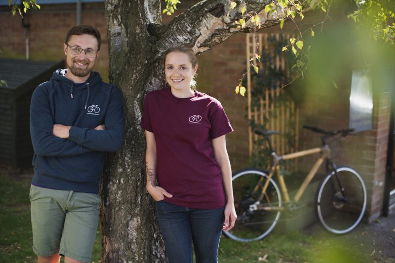 Andy and Laura, co-founders of Netham Bamboo Bikes at their base in Bristol. Photo by Adam Gasson / Cyclist