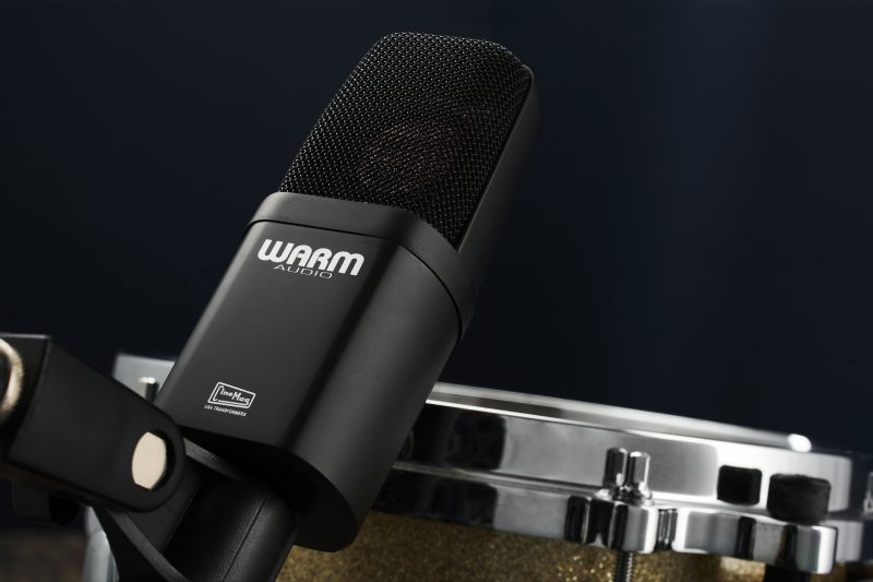 Warm Audio WA-14 Condenser microphone. Photo by Adam Gasson / Warm Audio