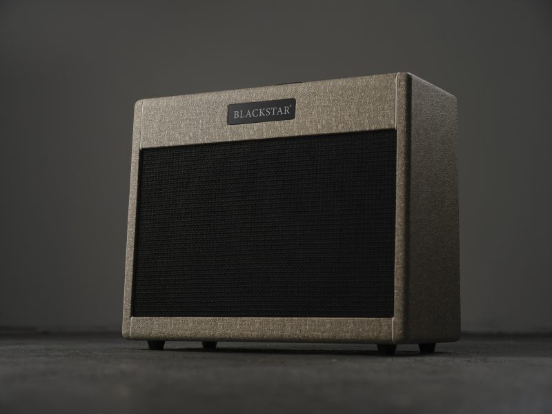 Studio photograph of a Blackstar St James combo guitar amplifier