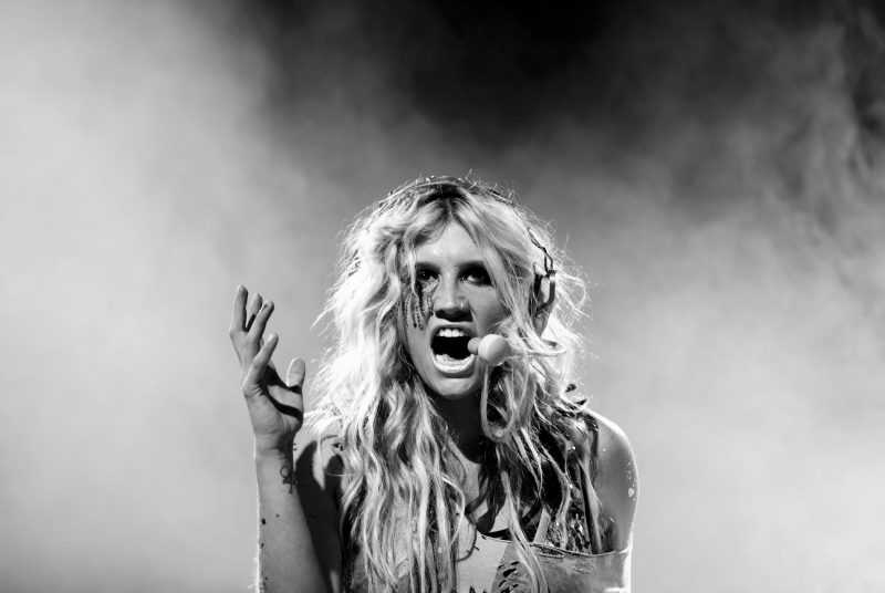 Photograph of Ke$ha, Glastonbury Festival, 24 June 2011