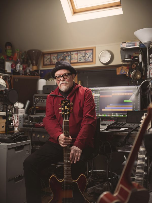 Bill Nelson, photographed at his home near York, 28 February 2024. Photo by Adam Gasson / Guitarist